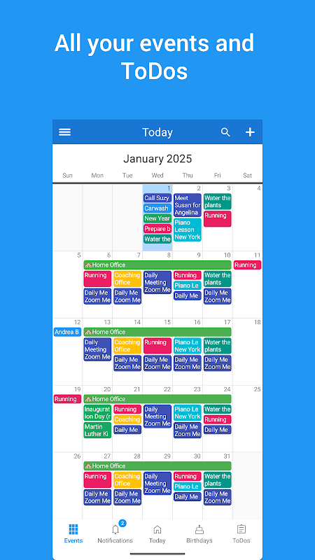 149 Live Calendar & ToDo List screenshot 2
