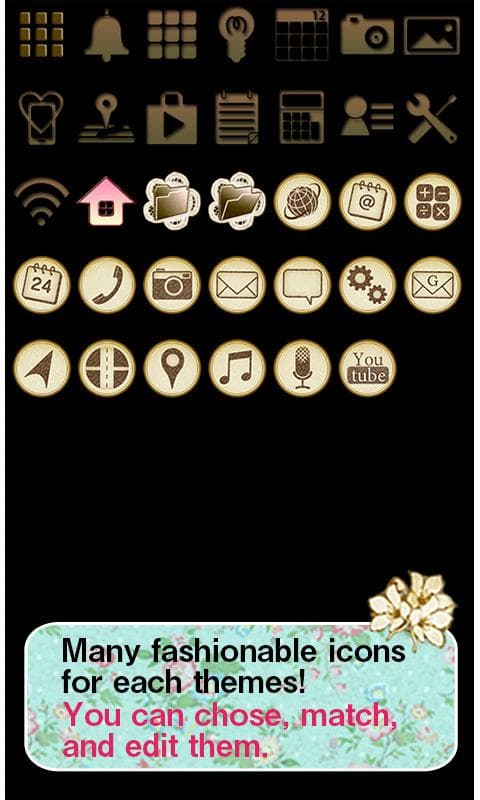 Wallpaper Theme Petit Floral screenshot 4