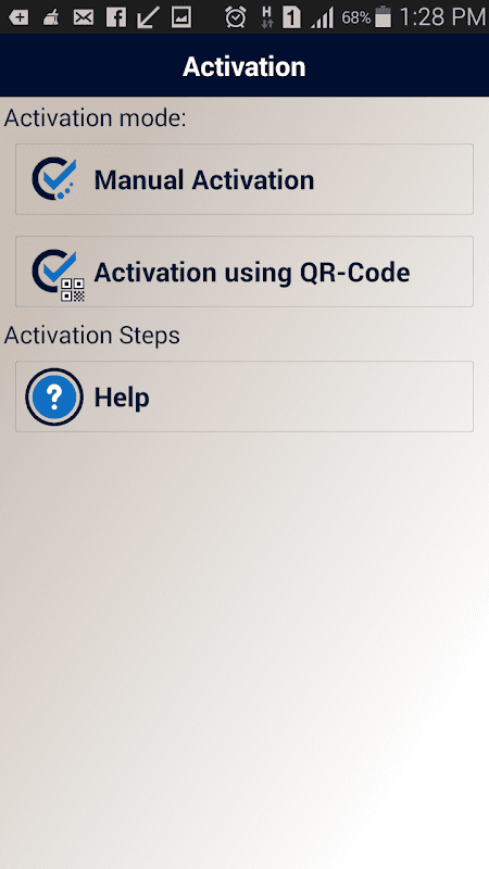 QNB Egypt m-Token screenshot 1