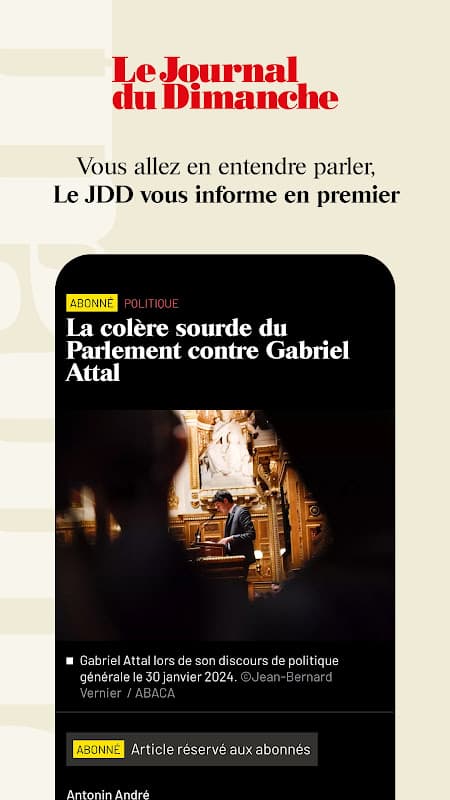 Le JDD : actualités et info screenshot 1