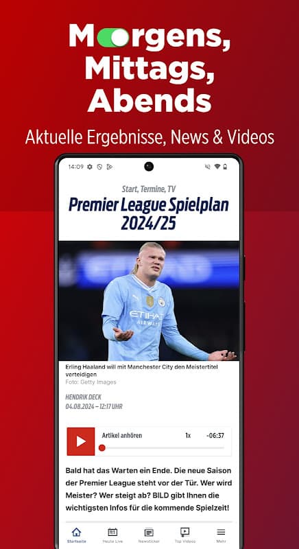 Sport BILD: Fussball, Bundesliga & Sport News live screenshot 2