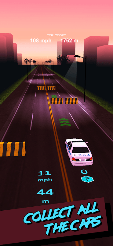 Turbo 84 - Retro Arcade Racing screenshot 6