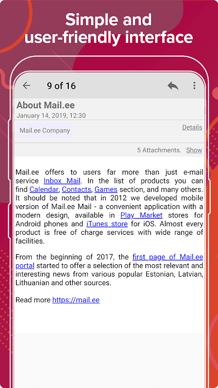 Mail.ee screenshot 4