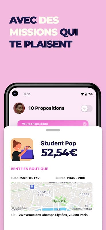 Student Pop - Jobs étudiants screenshot 2