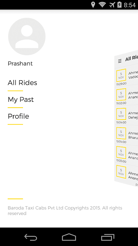 OneWay.Cab Partner screenshot 2