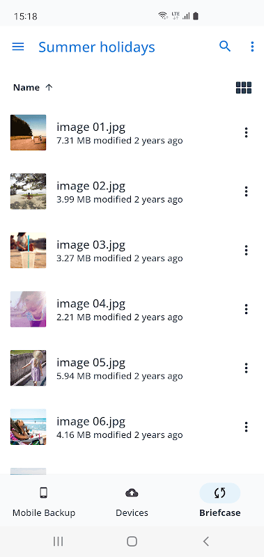 Livedrive screenshot 2