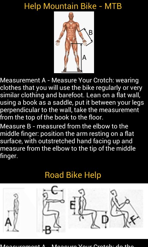 Measures bike - plus screenshot 5