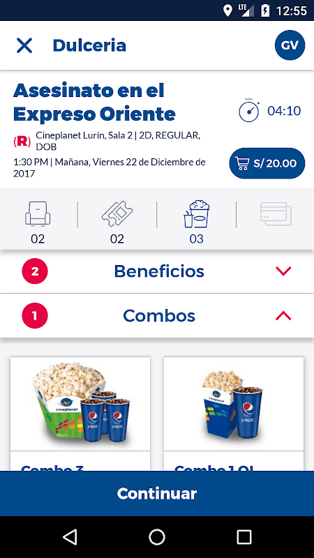 Cineplanet Perú screenshot 3