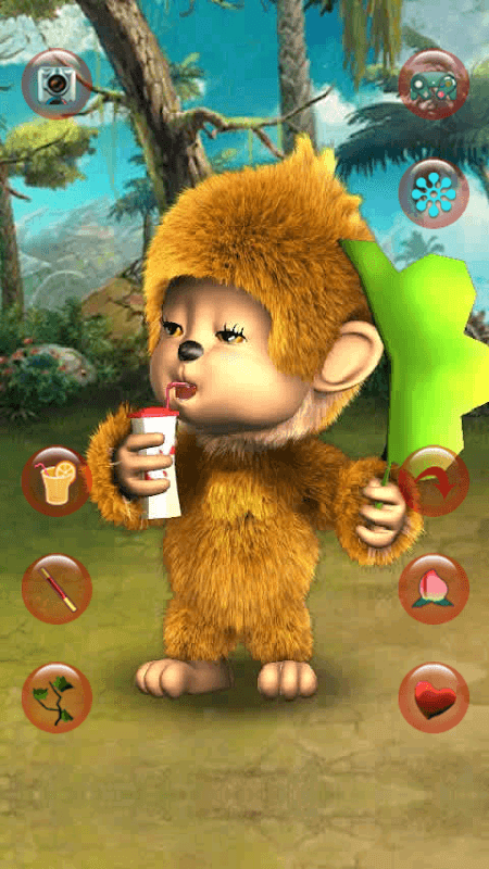 Talking Cute Monkey screenshot 1