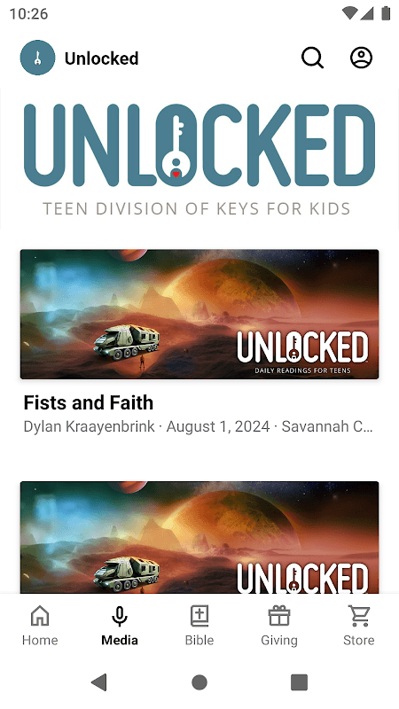 Unlocked - Teen Devotional screenshot 2