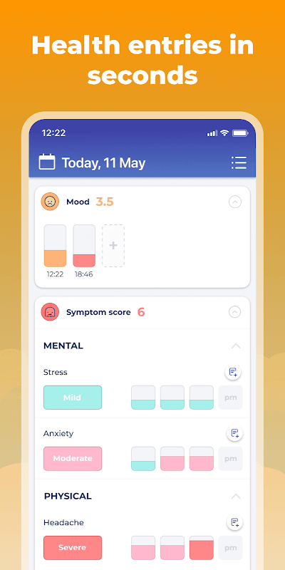Bearable - Symptoms & Mood tracker screenshot 4