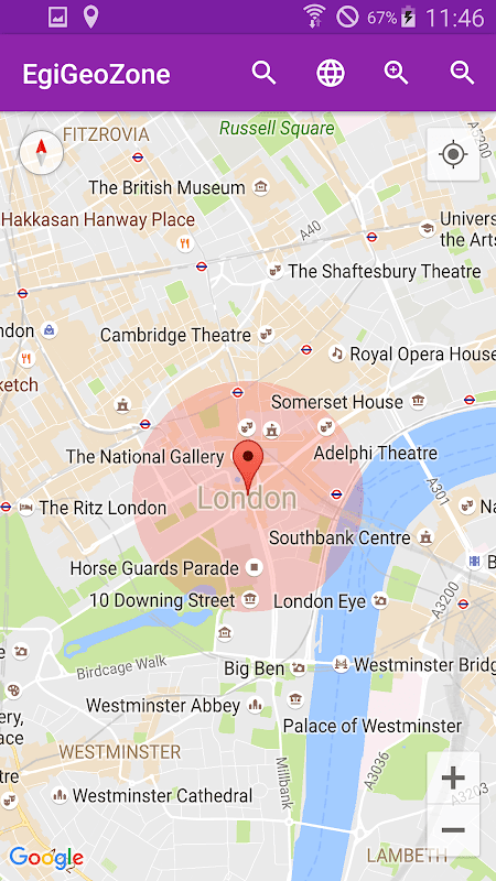 EgiGeoZone Geofence screenshot 5
