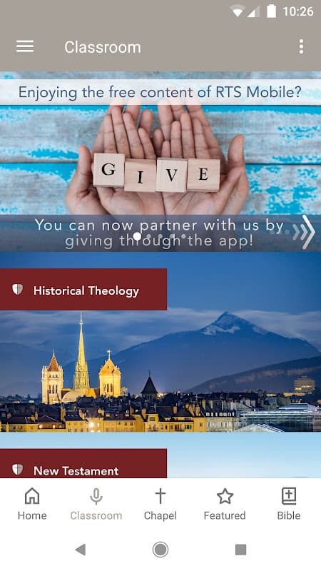 Reformed Theological Seminary screenshot 2
