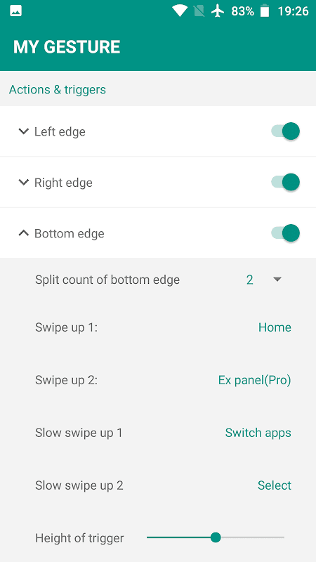 My Gesture Navigation gestures screenshot 4