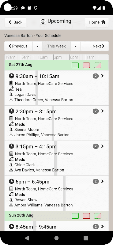 Rotaville - Work Rota Planning screenshot 2