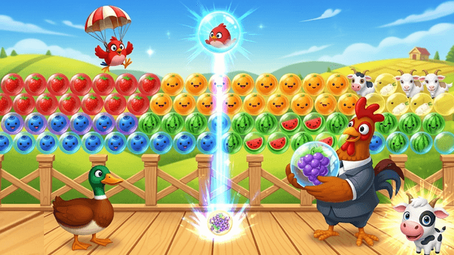 Farm Pets Rescue Bubble Pop screenshot 6