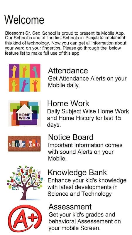 Blossoms Sr. Sec. School screenshot 4