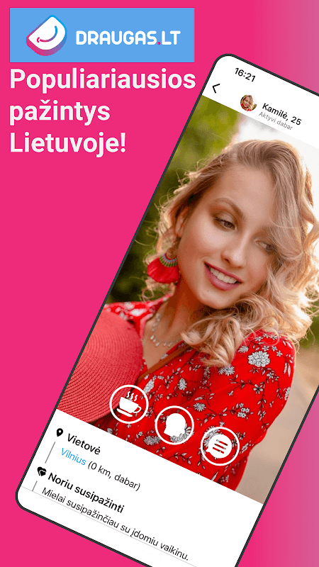 Draugas.lt - pažintys, flirtas screenshot 1
