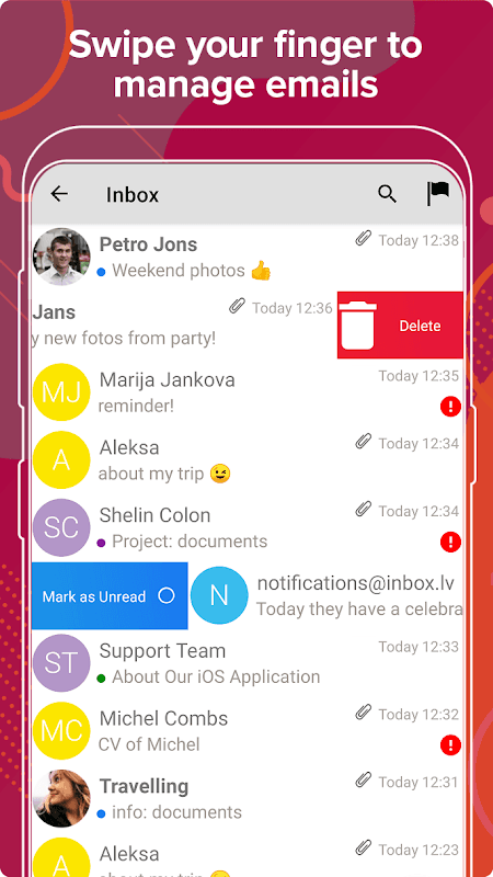 Inbox.lv screenshot 3