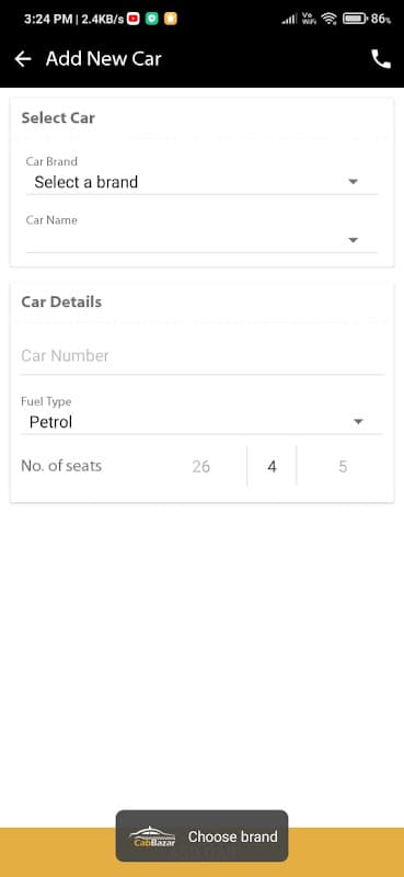 CabBazar Partners screenshot 5