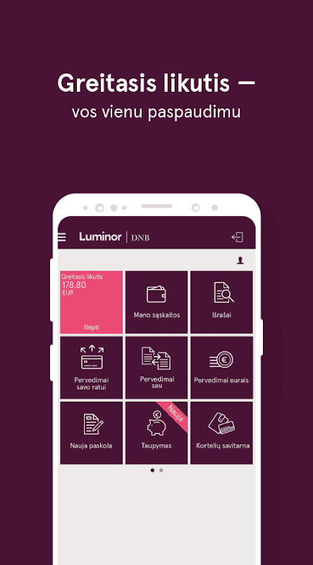 Luminor Lietuva screenshot 3