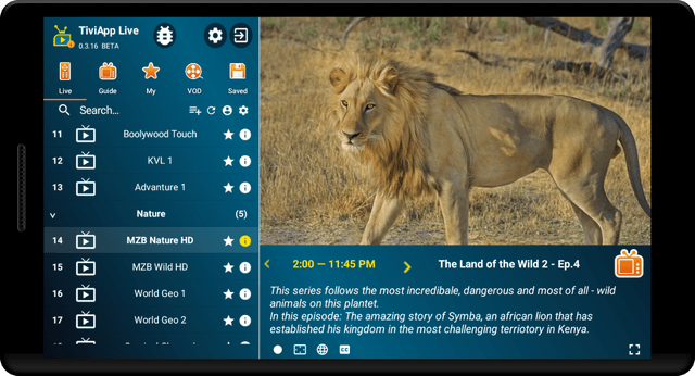 TiviApp Live TV Player screenshot 6