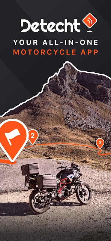 Detecht - Motorcycle GPS App screenshot 1