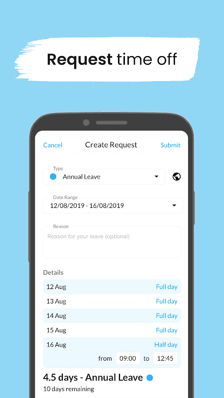 Leave Dates - Staff Planner screenshot 1