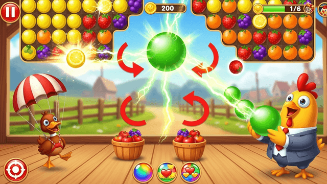 Farm Pets Rescue Bubble Pop screenshot 5