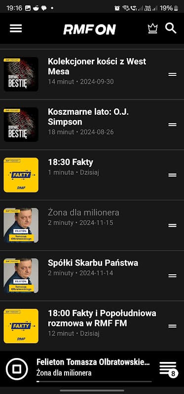 RMFon.pl (Internet radio) screenshot 5
