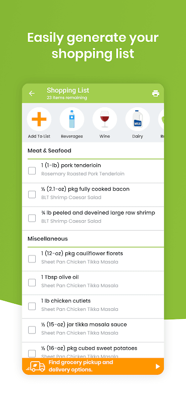 eMeals - Meal Planning Recipes screenshot 4