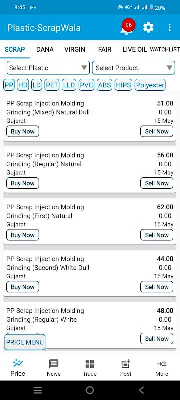 Plastic Scrap Wala Price News screenshot 6