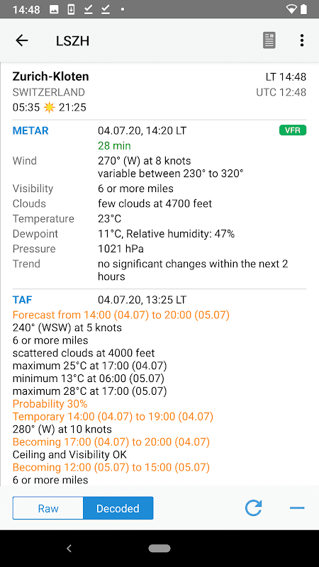 AeroWeather screenshot 3