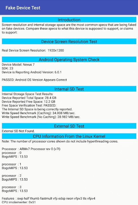 Fake Device Test screenshot 6