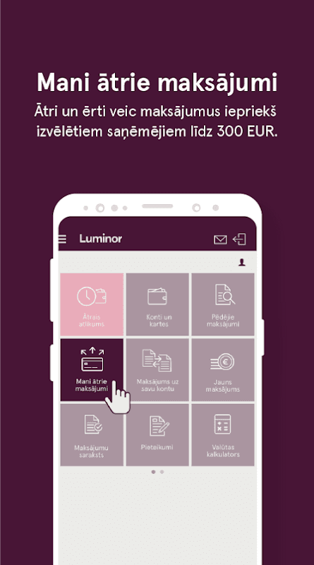 Luminor Latvija screenshot 3