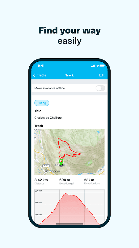 Whympr. Prepare and share your mountain outings. screenshot 6