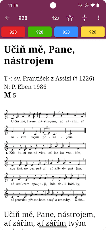 Kancionál screenshot 3