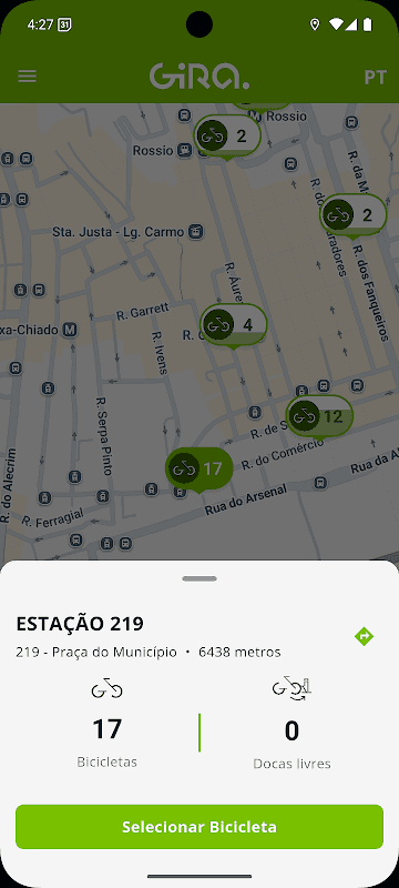 Gira. Bicicletas de Lisboa screenshot 2