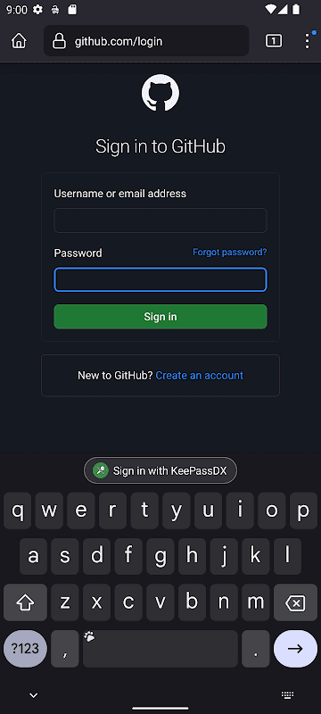 Captura 2 de KeePassDX Passkey Vault