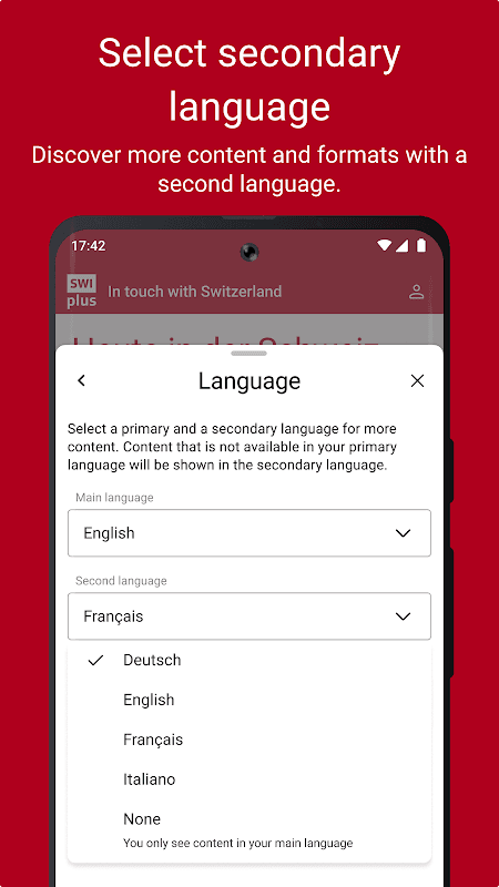 SWI plus - Das Briefing aus der Schweiz screenshot 6
