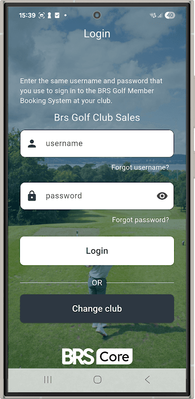 BRS Golf screenshot 2