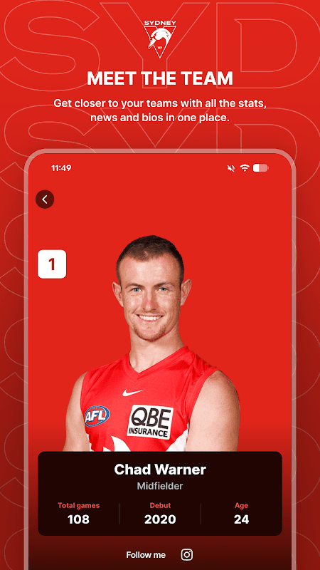 Sydney Swans Official App screenshot 3