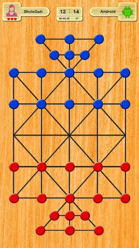 Solah Goti -  Bead Puzzle screenshot 2