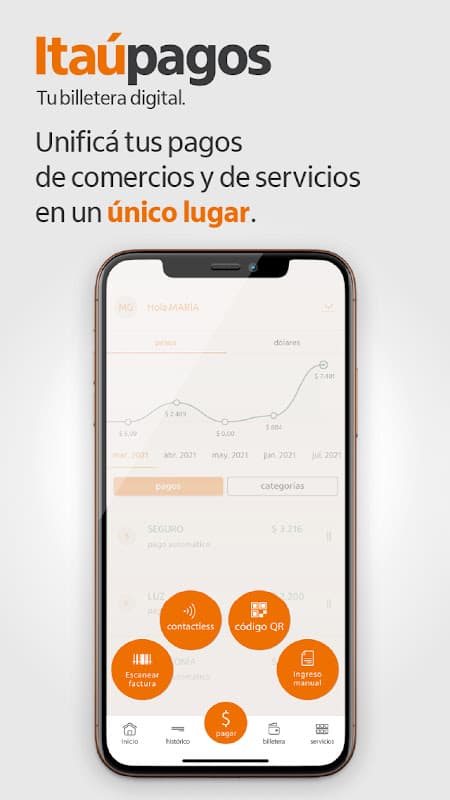 Itaú pagocuentas Uruguay screenshot 1