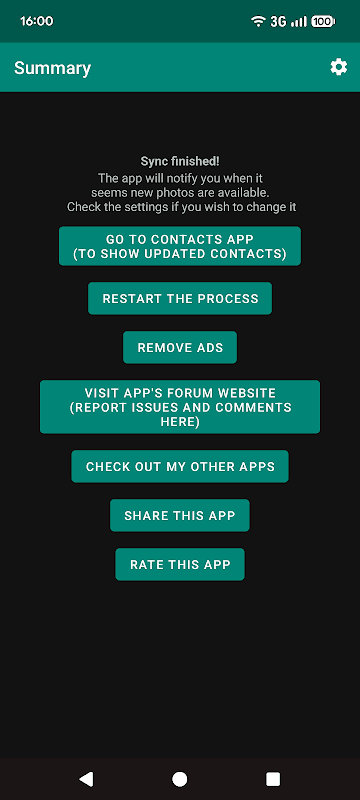Contacts Sync (requires ROOT) screenshot 5