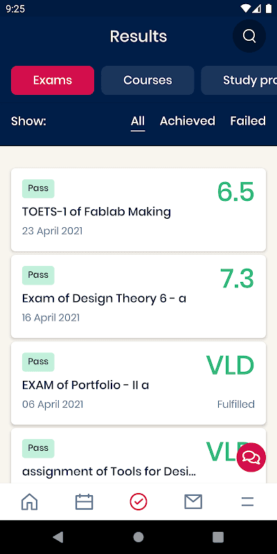 My RUAS screenshot 3