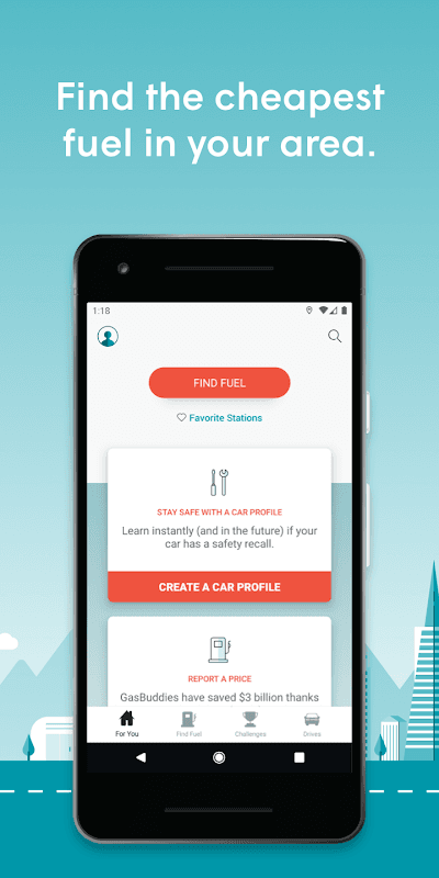 GasBuddy: Find Cheap Fuel screenshot 1