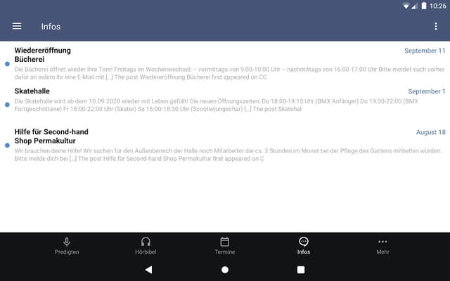 Calvary Chapel Siegen App screenshot 6