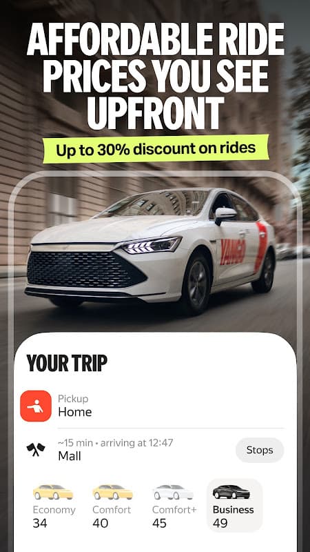 Yango — different from a taxi screenshot 3