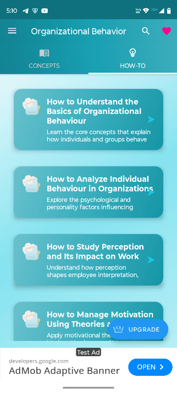 Organizational Behavior screenshot 4